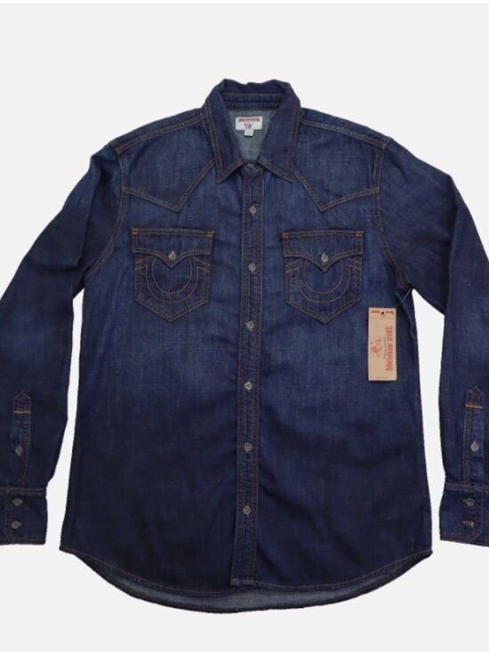True Religion Other - True Religion Denim Western Long Sleeve Men's Shirt XL Cotton New with defect